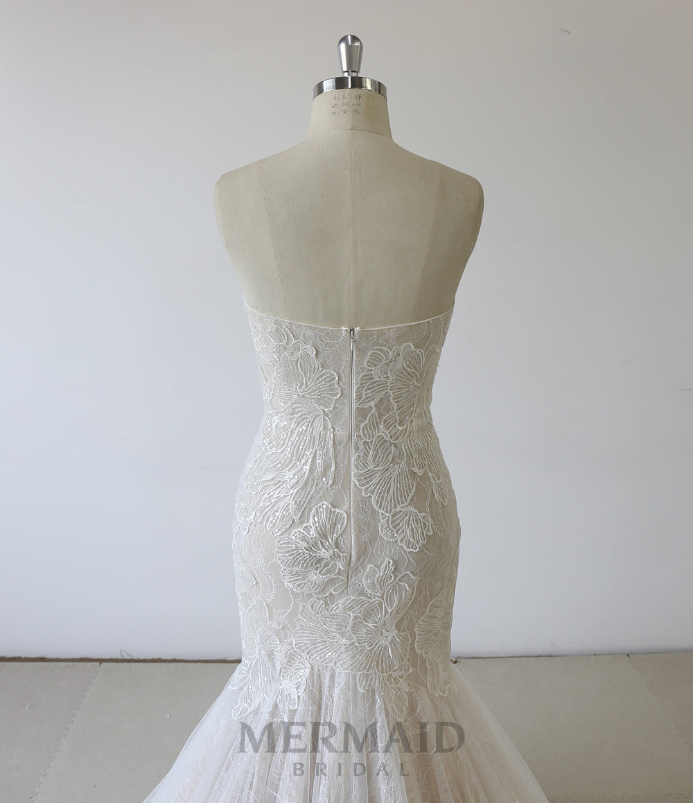 New Lace Mermaid  Wedding Dress
