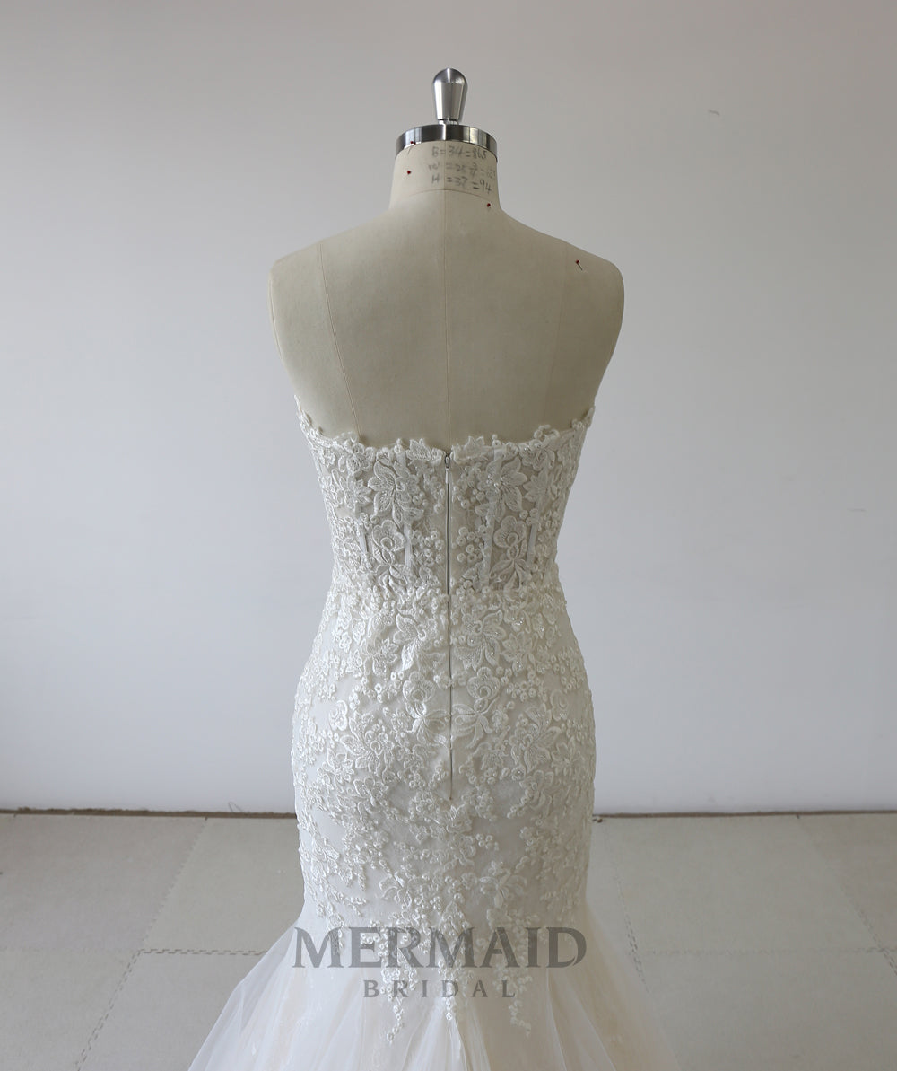 Sweetheart Lace Mermaid Wedding Dress