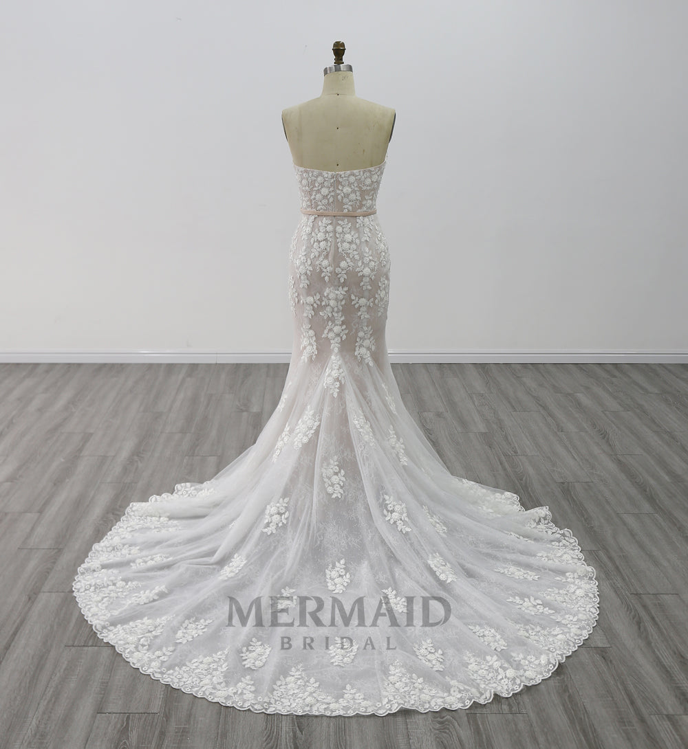 New Lace Mermaid Wedding Dress