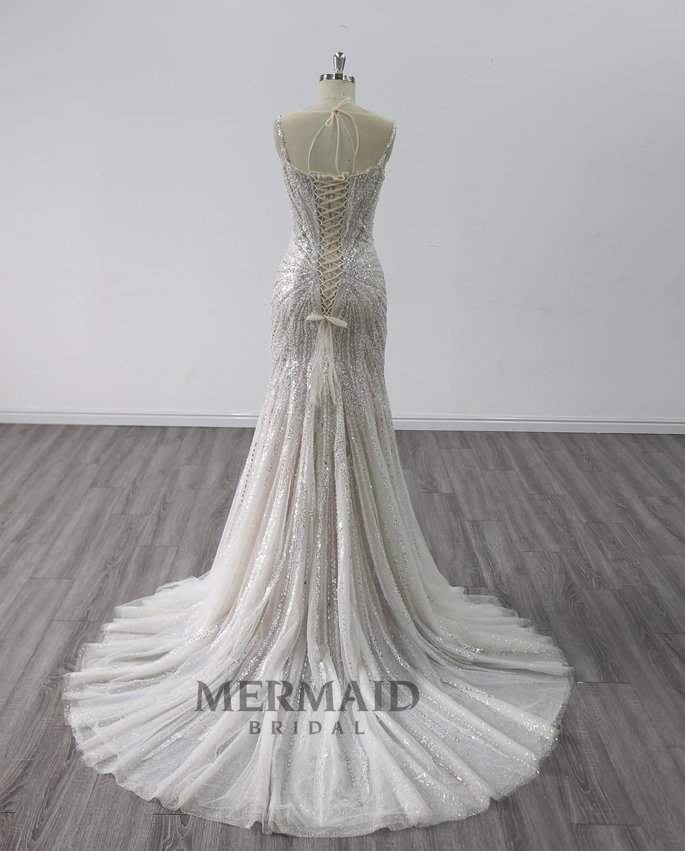 New Heavy Beading Mermaid Wedding Dress